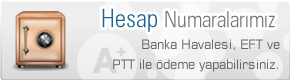 Hesap Numaralarımız